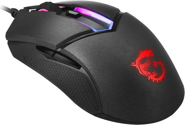 Alt view image 2 of 11 - MSI Clutch GM30 Gaming Mouse, 6200 DPI, 20M Omron Switches, Optical Sensor, Ergonomic Design, Illuminated Scroll Wheel, RGB Mystic Light Compatible, PC/Mac