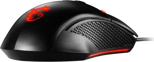 Alt view image 7 of 17 - MSI Clutch GM08 Gaming Mouse, 4200 DPI, Optical Sensor, 3 Adjustable Weights, Red LED Lighting, Symmetrical Design