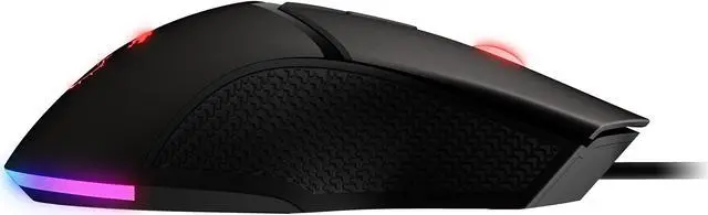 Alt view image 3 of 19 - MSI Clutch GM20 Elite Gaming Mouse, 6400 DPI, 20M+ Clicks OMRON Switch, Optical Sensor, Adjustable Weights, Ergonomic Right Hand Design, RGB Mystic Light