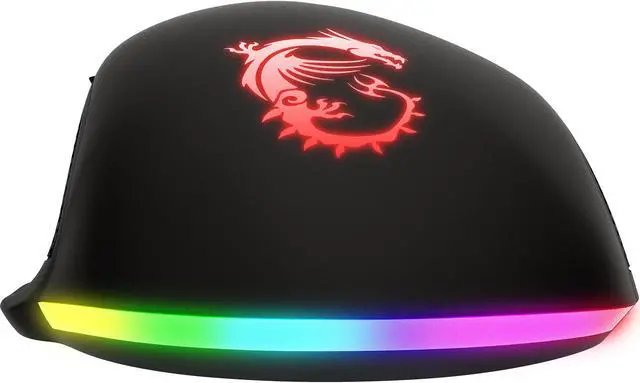 Alt view image 5 of 19 - MSI Clutch GM20 Elite Gaming Mouse, 6400 DPI, 20M+ Clicks OMRON Switch, Optical Sensor, Adjustable Weights, Ergonomic Right Hand Design, RGB Mystic Light