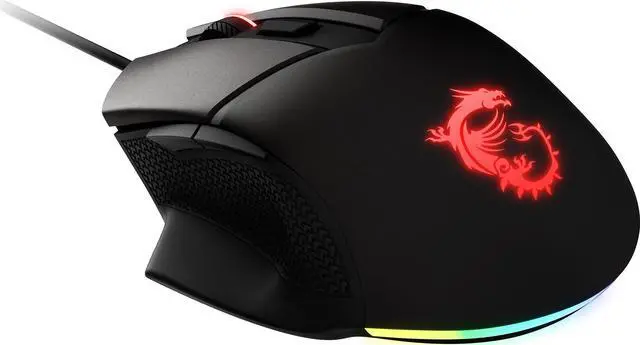 Alt view image 7 of 19 - MSI Clutch GM20 Elite Gaming Mouse, 6400 DPI, 20M+ Clicks OMRON Switch, Optical Sensor, Adjustable Weights, Ergonomic Right Hand Design, RGB Mystic Light