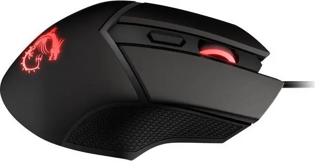 Alt view image 9 of 19 - MSI Clutch GM20 Elite Gaming Mouse, 6400 DPI, 20M+ Clicks OMRON Switch, Optical Sensor, Adjustable Weights, Ergonomic Right Hand Design, RGB Mystic Light