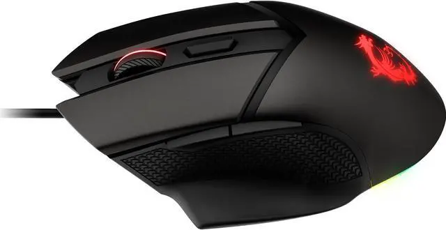 Alt view image 10 of 19 - MSI Clutch GM20 Elite Gaming Mouse, 6400 DPI, 20M+ Clicks OMRON Switch, Optical Sensor, Adjustable Weights, Ergonomic Right Hand Design, RGB Mystic Light