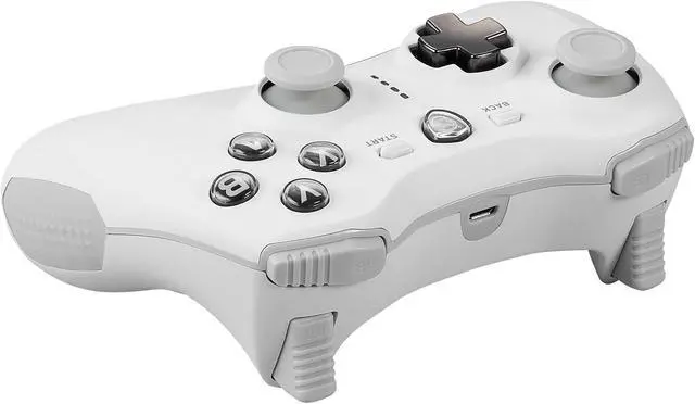 Alt view image 6 of 10 - MSI Force GC30V2 White Wireless Gaming Controller, Dual Vibration Motors, Dual Connection Modes, Interchangeable D-Pads, Compatible with PC & Android