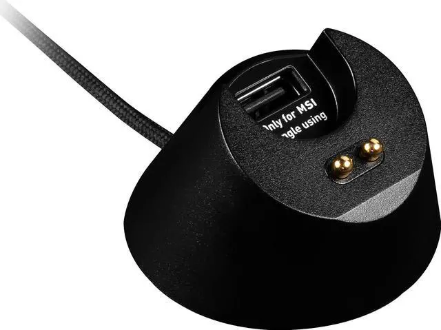 Alt view image 20 of 20 - MSI Clutch GM51 Lightweight Wireless Gaming Mouse & Charging Dock, 26K DPI Optical Sensor, 2.4G & Bluetooth, 60M Omron Switches, Fast-Charging, 150Hr Battery, RGB, 5 Programmable Buttons, PC/Mac