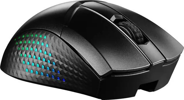 Alt view image 15 of 20 - MSI Clutch GM51 Lightweight Wireless Gaming Mouse & Charging Dock, 26K DPI Optical Sensor, 2.4G & Bluetooth, 60M Omron Switches, Fast-Charging, 150Hr Battery, RGB, 5 Programmable Buttons, PC/Mac