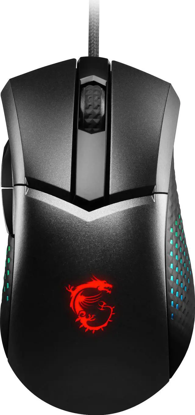 Alt view image 19 of 20 - MSI Clutch GM51 Lightweight Wireless Gaming Mouse & Charging Dock, 26K DPI Optical Sensor, 2.4G & Bluetooth, 60M Omron Switches, Fast-Charging, 150Hr Battery, RGB, 5 Programmable Buttons, PC/Mac