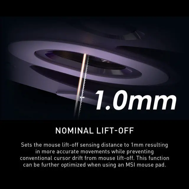 Alt view image 10 of 20 - MSI Clutch GM51 Lightweight Wireless Gaming Mouse & Charging Dock, 26K DPI Optical Sensor, 2.4G & Bluetooth, 60M Omron Switches, Fast-Charging, 150Hr Battery, RGB, 5 Programmable Buttons, PC/Mac