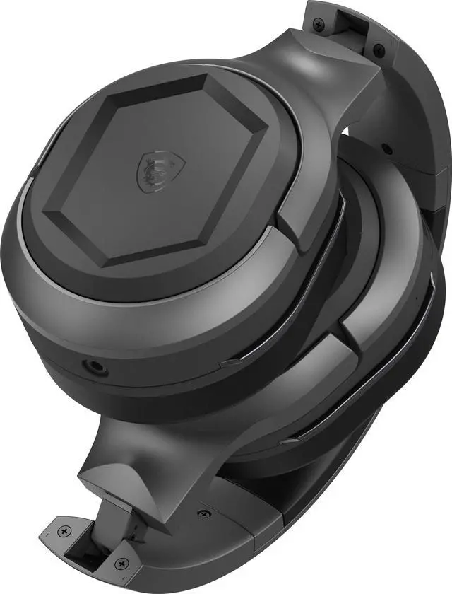 Alt view image 4 of 19 - MSI Immerse GH50 Wireless Gaming Headset – 22 Hr Battery Life, 50mm Neodymium Drivers, Detachable Omnidirectional Mic, Lightweight Comfort, Cross Platform Connectivity, carrying Pouch