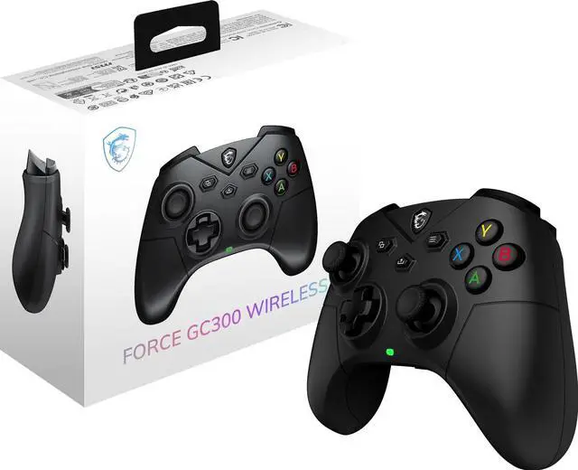 Alt view image 13 of 13 - MSI Force GC300 Wireless PC Game Controller, 2.4GHz, Bluetooth, USB-C