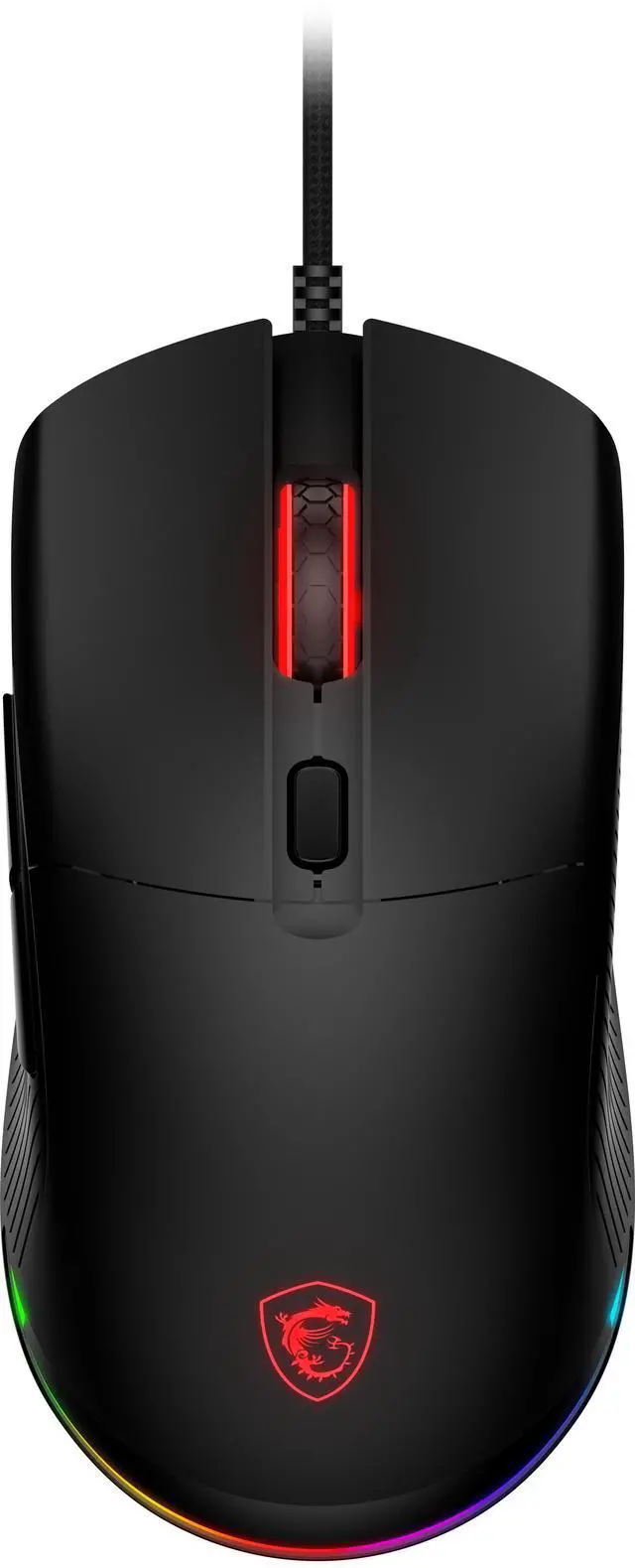 Alt view image 6 of 8 - MSI FORGE GM310 Wired Optical Gaming Mouse, RGB LED, 20 Million Clicks, Up to 7200 DPI