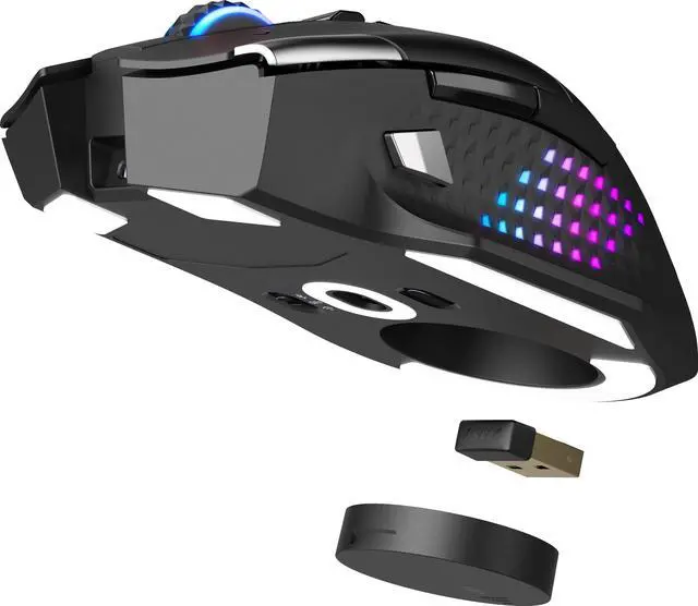 Alt view image 2 of 17 - MSI Versa Pro RGB Wireless Gaming Mouse
