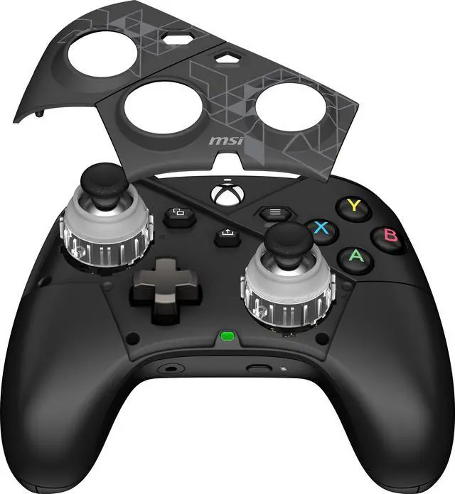 Alt view image 5 of 12 - MSI Force Pro Wireless Gaming Controller - Xbox Series X|S, Xbox One X|S, Windows 10/11, Android 8 & later (Xbox console only available with wired connection)
