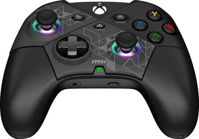Alt view image 10 of 12 - MSI Force Pro Wireless Gaming Controller - Xbox Series X|S, Xbox One X|S, Windows 10/11, Android 8 & later (Xbox console only available with wired connection)