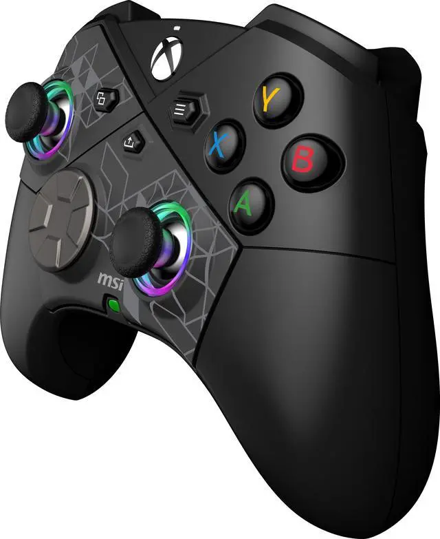 Alt view image 12 of 12 - MSI Force Pro Wireless Gaming Controller - Xbox Series X|S, Xbox One X|S, Windows 10/11, Android 8 & later (Xbox console only available with wired connection)