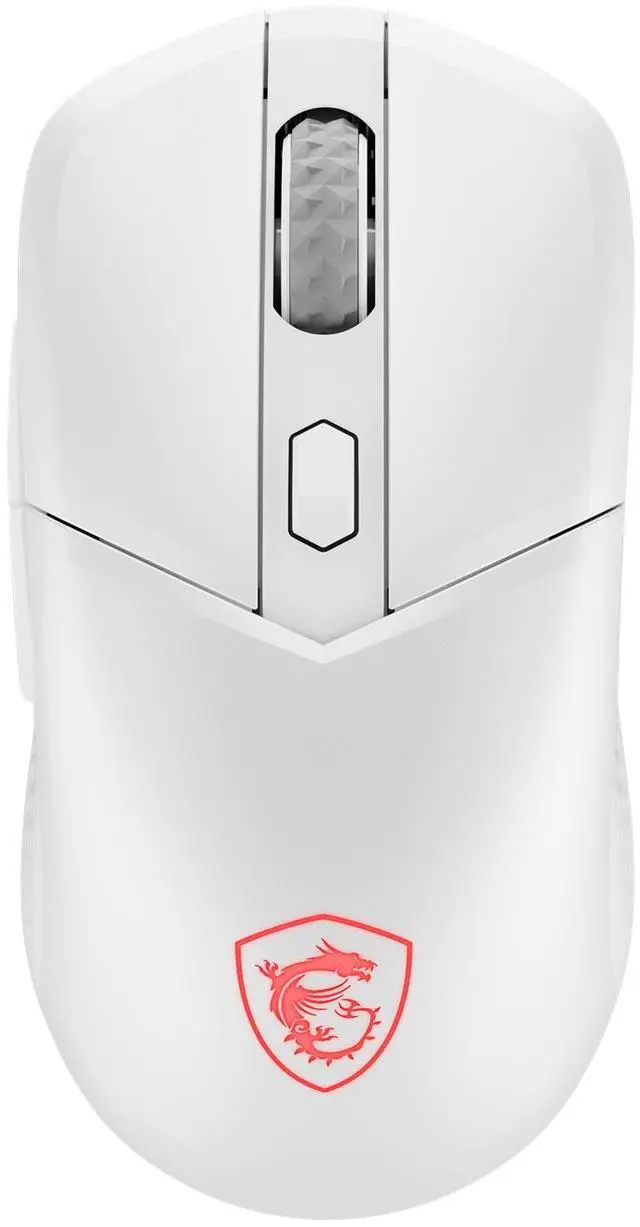 Alt view image 2 of 7 - MSI VERSA 300 Wireless Optical Gaming Mouse - Bluetooth, 2.4GHz, 8K DPI (Adjustable) - White