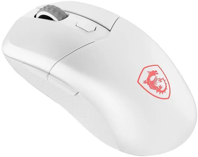 Alt view image 3 of 7 - MSI VERSA 300 Wireless Optical Gaming Mouse - Bluetooth, 2.4GHz, 8K DPI (Adjustable) - White