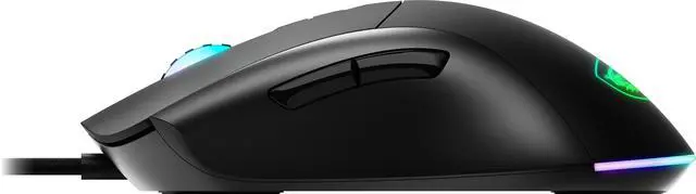 Alt view image 3 of 9 - MSI Forge GM320 Gaming Mouse - Up to 12,800 DPI, 6 DPI presets, 1KHz Report Rate, RGB