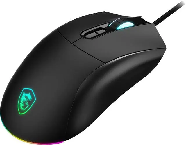 Alt view image 9 of 9 - MSI Forge GM320 Gaming Mouse - Up to 12,800 DPI, 6 DPI presets, 1KHz Report Rate, RGB