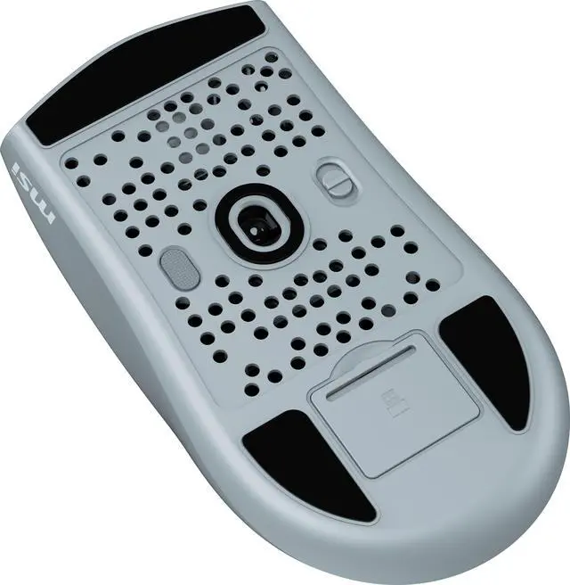 Alt view image 10 of 12 - MSI FORGE GM340 Wireless Gaming Mouse- Sky, PixArt PAW3311 12K DPI, Tri-Mode (2.4GHz/Bluetooth 5.3/USB), 57g Ultra-Lightweight, 1000Hz