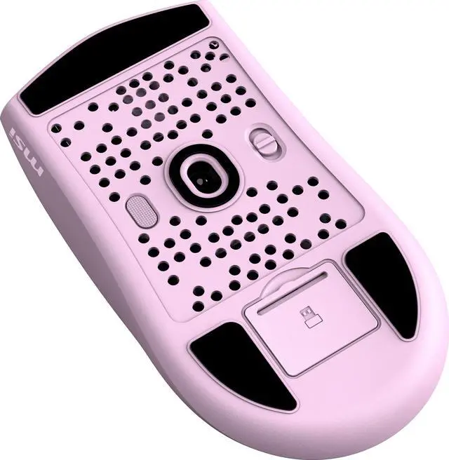 Alt view image 10 of 11 - MSI FORGE GM340 Wireless Gaming Mouse - Violet, PixArt PAW3311 12K DPI, Tri-Mode (2.4GHz/Bluetooth 5.3/USB), 57g Ultra-Lightweight, 1000Hz