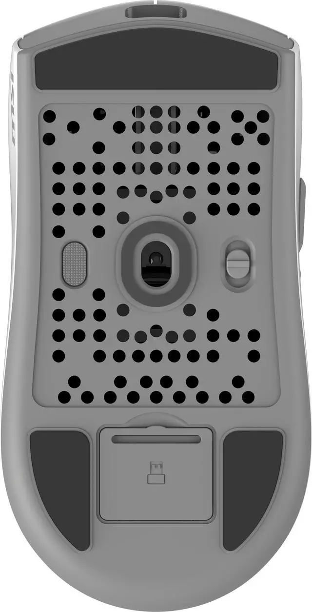 Alt view image 4 of 12 - MSI FORGE GM340 FORGEGM340W White 6 Buttons 1 x Wheel USB 2.0 2.4 GHz Wireless / Bluetooth 5.2 / USB 2.0 Optical Gaming Mouse