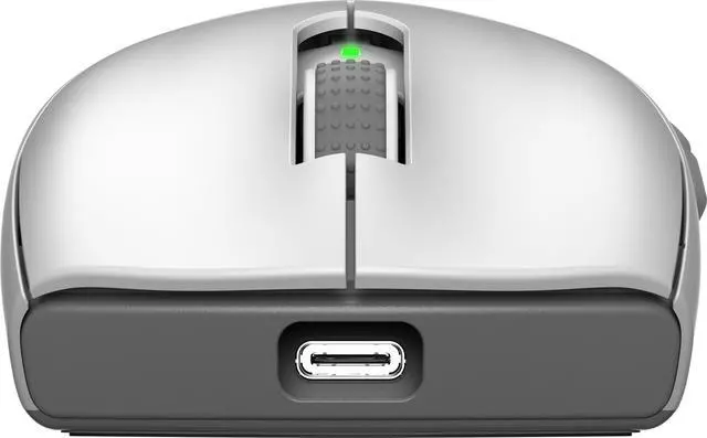 Alt view image 12 of 12 - MSI FORGE GM340 FORGEGM340W White 6 Buttons 1 x Wheel USB 2.0 2.4 GHz Wireless / Bluetooth 5.2 / USB 2.0 Optical Gaming Mouse