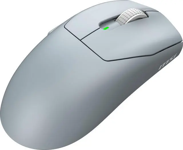 Alt view image 2 of 12 - MSI FORGE GM340 FORGEGM340S Sky 6 Buttons 1 x Wheel USB 2.0 2.4 GHz Wireless / Bluetooth 5.2 / USB 2.0 Optical Gaming Mouse