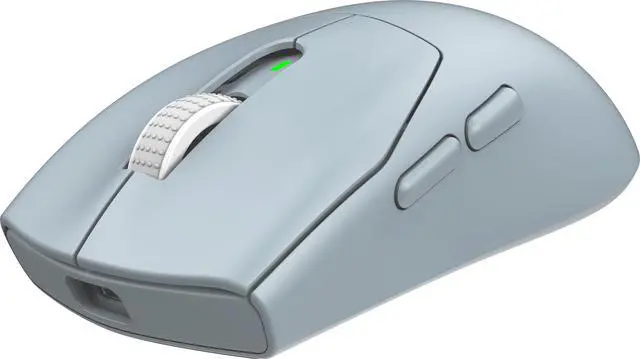 Alt view image 3 of 12 - MSI FORGE GM340 FORGEGM340S Sky 6 Buttons 1 x Wheel USB 2.0 2.4 GHz Wireless / Bluetooth 5.2 / USB 2.0 Optical Gaming Mouse