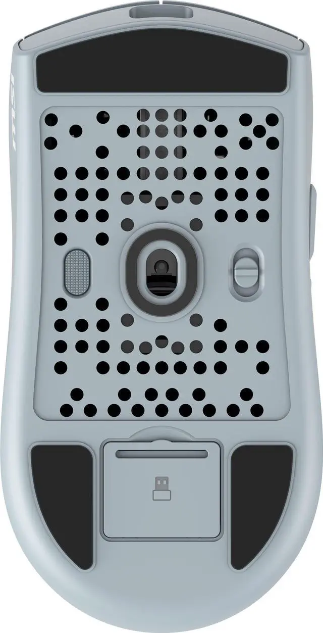 Alt view image 10 of 12 - MSI FORGE GM340 FORGEGM340S Sky 6 Buttons 1 x Wheel USB 2.0 2.4 GHz Wireless / Bluetooth 5.2 / USB 2.0 Optical Gaming Mouse
