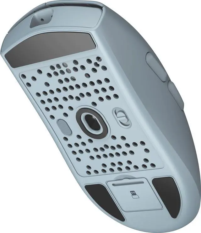 Alt view image 9 of 12 - MSI FORGE GM340 FORGEGM340S Sky 6 Buttons 1 x Wheel USB 2.0 2.4 GHz Wireless / Bluetooth 5.2 / USB 2.0 Optical Gaming Mouse
