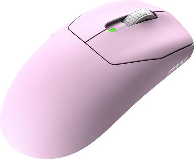 Alt view image 3 of 10 - MSI FORGE GM340 FORGEGM340V Violet 6 Buttons 1 x Wheel USB 2.0 2.4 GHz Wireless / Bluetooth 5.2 / USB 2.0 Optical Gaming Mouse