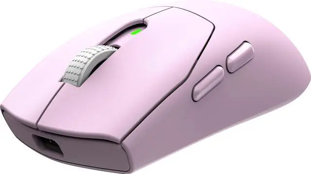 Alt view image 4 of 10 - MSI FORGE GM340 FORGEGM340V Violet 6 Buttons 1 x Wheel USB 2.0 2.4 GHz Wireless / Bluetooth 5.2 / USB 2.0 Optical Gaming Mouse