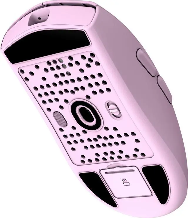 Alt view image 8 of 10 - MSI FORGE GM340 FORGEGM340V Violet 6 Buttons 1 x Wheel USB 2.0 2.4 GHz Wireless / Bluetooth 5.2 / USB 2.0 Optical Gaming Mouse
