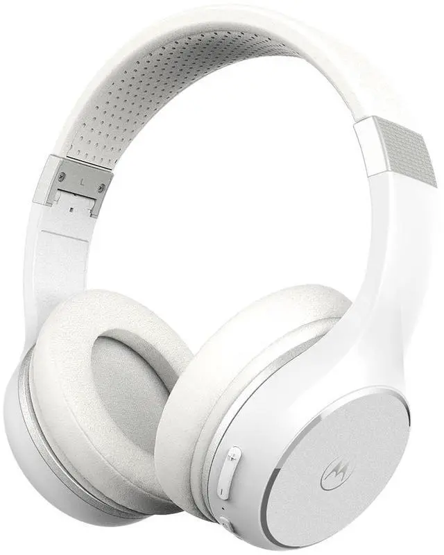 Main image of Motorola Sound Moto XT220 Bluetooth Wireless Headphones with Microphone, in-Line Control for Calls - Foldable Over-Ear Head Phones, Adjustable Headband, Dynamic Bass, Clear Sound - White