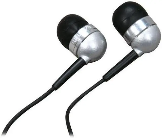 Main image of Fuji Labs FJ-IPOD-E3220 Pro Stereo Silicon Acoustic Earbuds - Silver