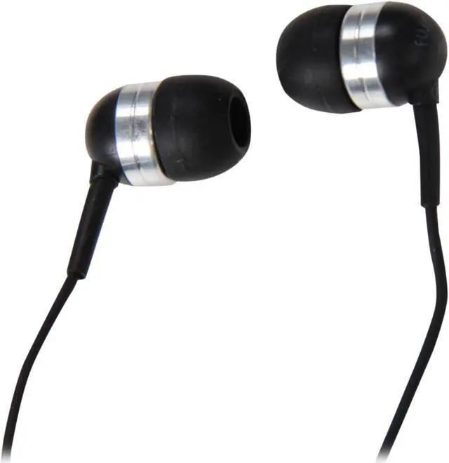 Main image of Fuji Labs Black FJ-IPOD-E3220-BKS 3.5mm Connector 2nd Generation Black Neodymium Acoustic Noise Isolation Earphone