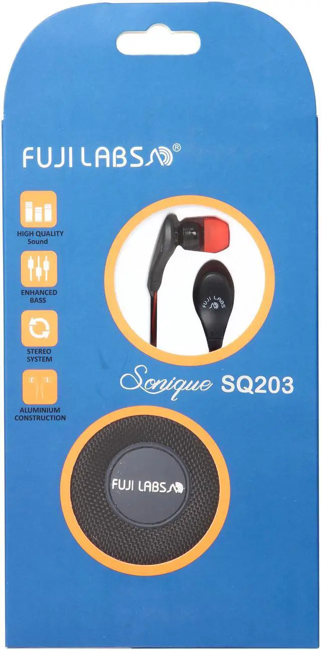 Alt view image 7 of 7 - Fuji Labs Sonique SQ203 Designer In-Ear Headphones