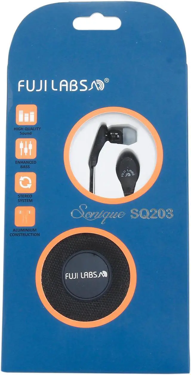 Alt view image 6 of 6 - Fuji Labs Sonique SQ203 Designer In-Ear Headphones