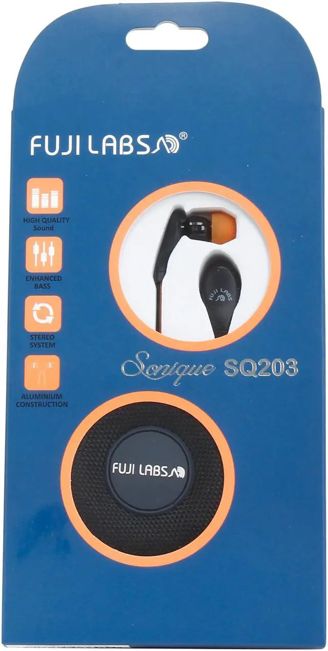Alt view image 6 of 6 - Fuji Labs Sonique SQ203 Designer In-Ear Headphones