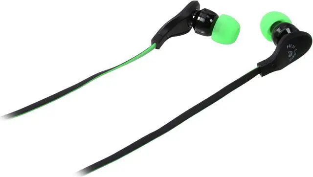 Alt view image 2 of 7 - Fuji Labs Green AUFJ-SQWMS203GR 3.5mm Connector Sonique SQ203 Designer In-Ear Headphones with In-line Mic