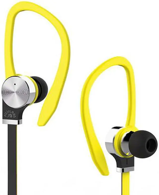 Main image of Fuji Labs Yellow AUFJ-SQNTS306YE 3.5mm Connector Sonique SQ306 Premium Titanium In-Ear Headphones