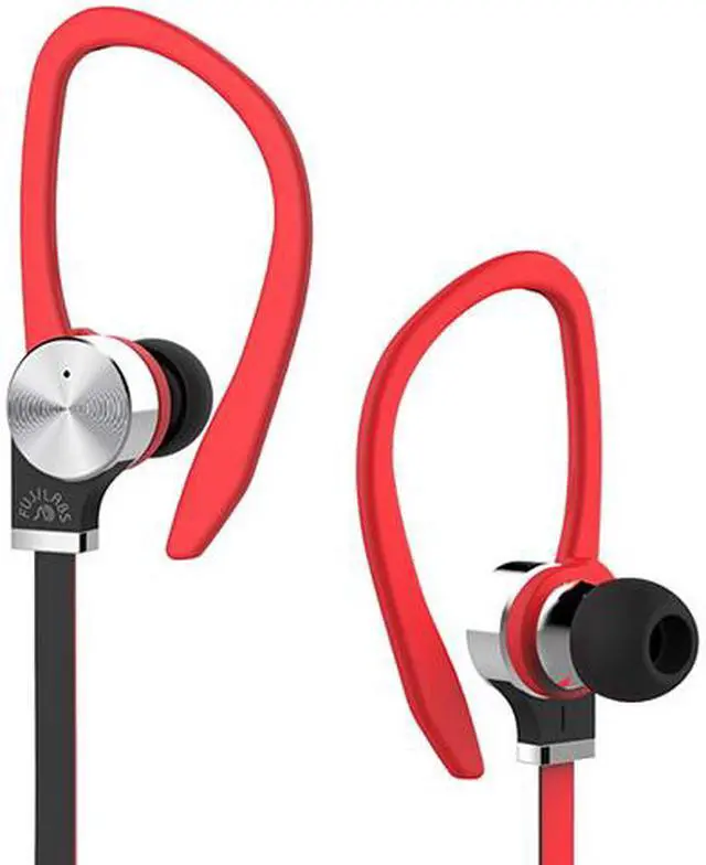 Main image of Fuji Labs Red AUFJ-SQNTS306RE 3.5mm Connector Sonique SQ306 Premium Titanium In-Ear Headphones