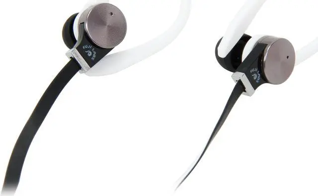 Alt view image 4 of 7 - Fuji Labs White AUFJ-SQWBS306WH 3.5mm Connector Sonique SQ306 Premium Beryllium In-Ear Headphones with In-line Mic