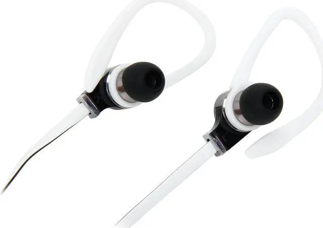 Alt view image 5 of 7 - Fuji Labs White AUFJ-SQWBS306WH 3.5mm Connector Sonique SQ306 Premium Beryllium In-Ear Headphones with In-line Mic