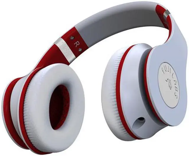 Alt view image 2 of 3 - Fuji Labs White AUFJ-W-HD2000-WH Bluetooth Wireless HD2000 Professional Stereo Headphones