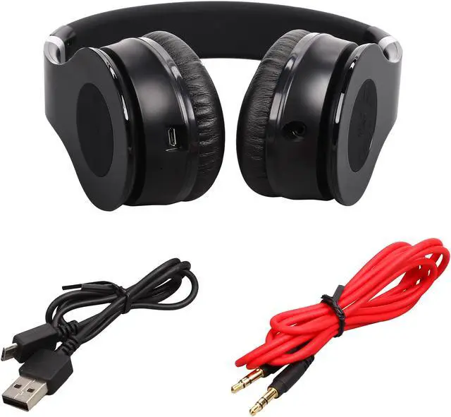 Alt view image 5 of 7 - Fuji Labs Wireless HD2000 Professional Stereo Headphones - Black