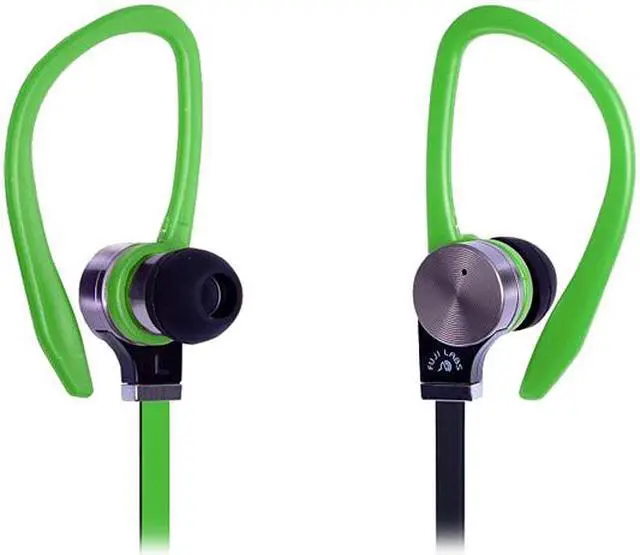 Main image of Fuji Labs Green AUFJ-PSQWTS306MG Sonique SQ306 Premium Pure Titanium In-Ear Headphones with In-line Mic