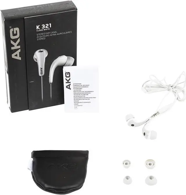 Alt view image 5 of 5 - AKG K321 In-Ear Headhphones - White