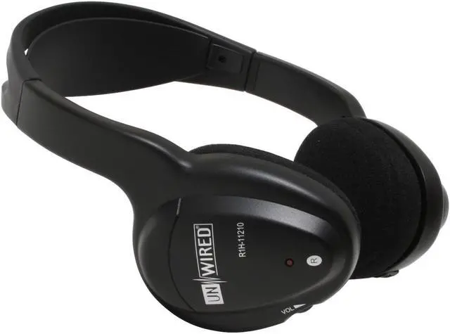 Alt view image 3 of 4 - UNWIRED R1H11210 Supra-aural Wireless Infrared Headphones